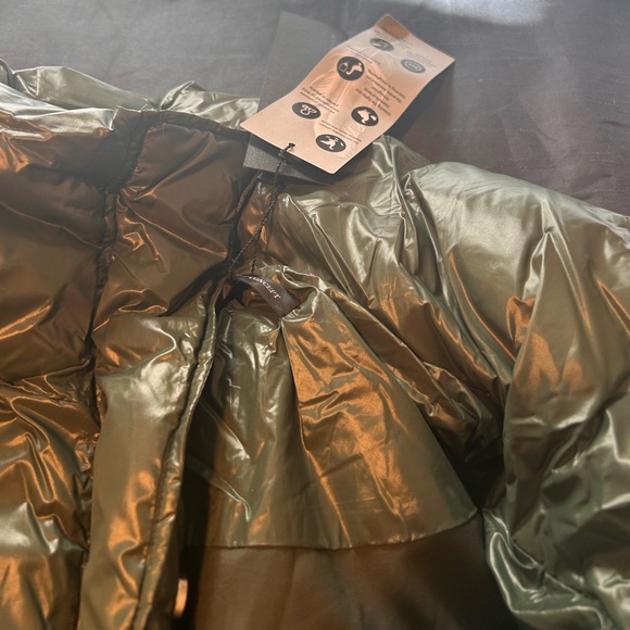 Army green S-Deer goose feather bomber jacket - Picture 2 of 7